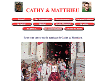 Tablet Screenshot of mariage.proxinfo.com